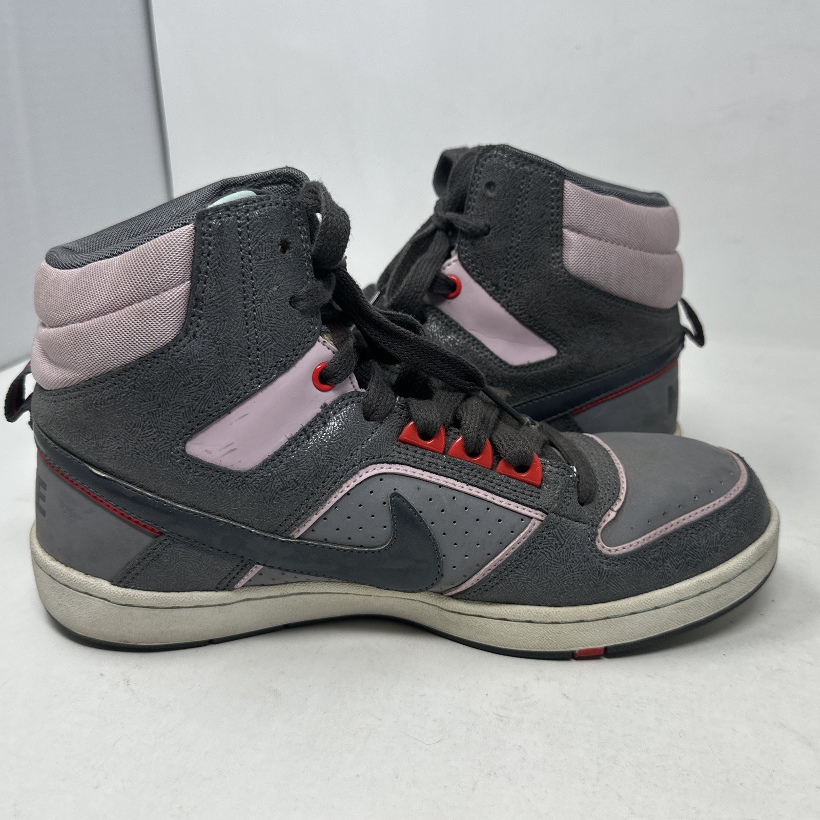Nike Shoes Womens 8 Delta High Lite Model 365949-003 Pink Grey Red thumbnail 10