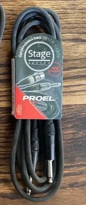 Proel Stage Series 2,5m TS Jack Lautsprecher Speaker Kabel Audio