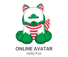 Webkinz Classic Holly Fox Christmas Pet Code Only