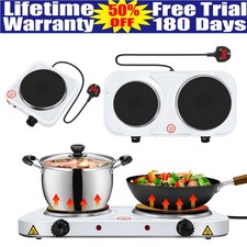 Double Single Electric Hot Plate Portable Table Top Cooker Hob 1000W/1500W Stove