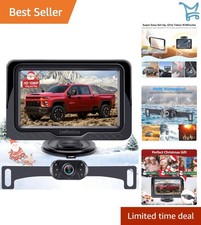 Backup Camera Waterproof HD 1080P Night Vision Easy Plug and Play for Car SUV