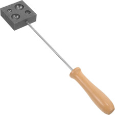 Graphite Mold 12.2 Inch Half Sphere Casting Tool for Glass Blowing and Jewelry M