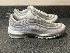 Nike Air Max 97 Bianco Lupo Grigio Argento Riflettente Uomo Taglia 9.5 921826-105