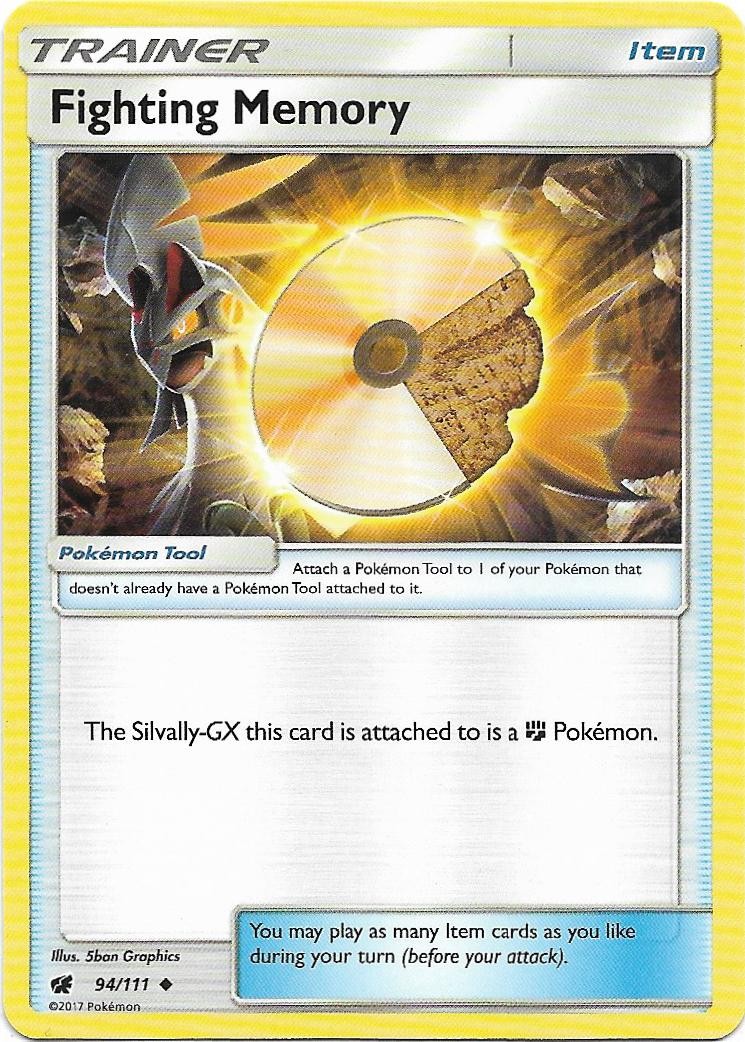 Fighting Memory 94/111 Uncommon Crimson Invasion Pokemon Near Mint
