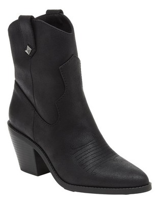 Rocket Dog Feather Damen schwarz klassisch Cowboy zum Überziehen Westernstiefel