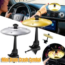 Car Cymbal Mini Drum Crash Cymbal For Car Vent Interior for Car Vent Driving Fun