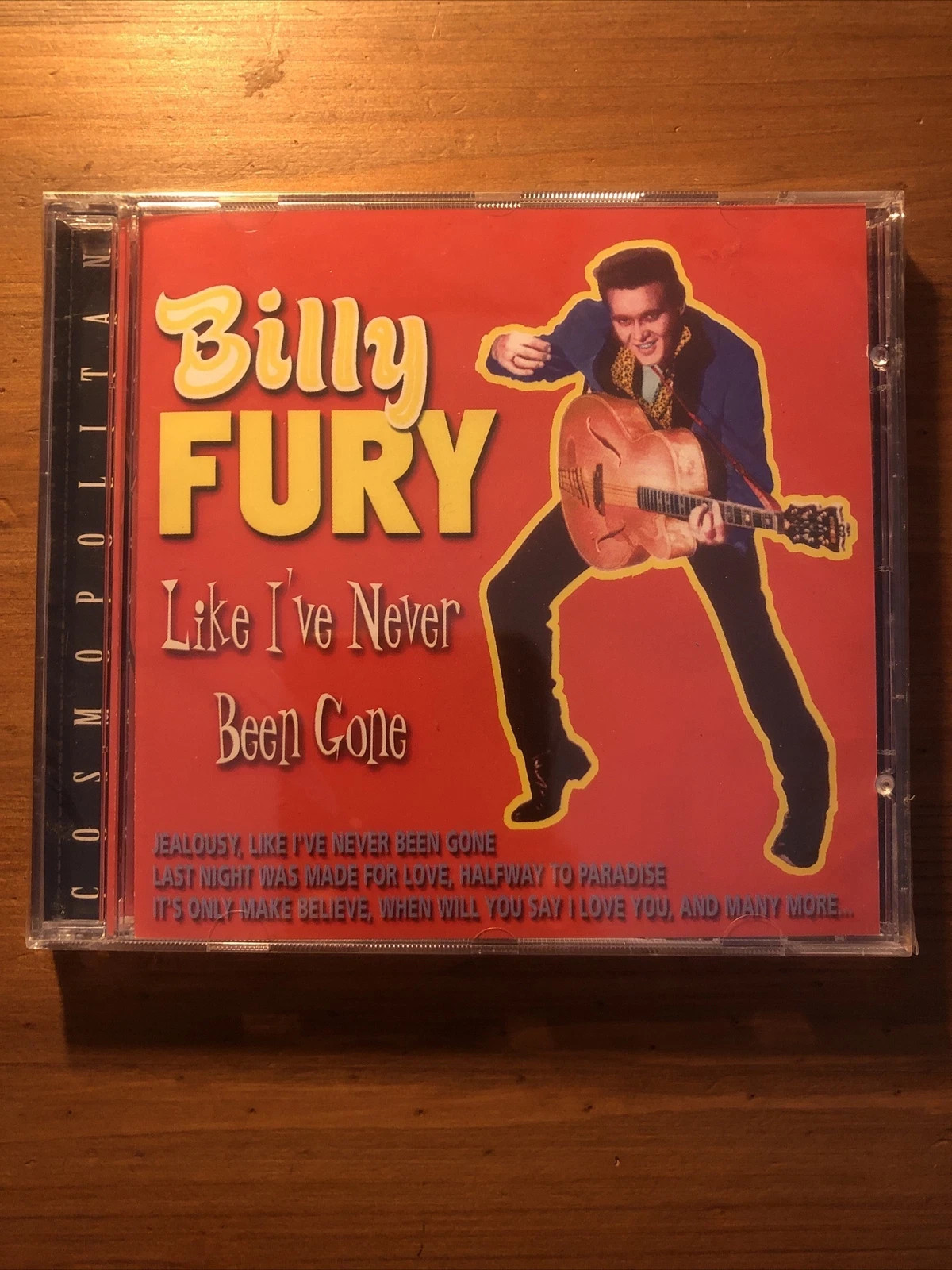 Billy Fury - Like I've Never Been Gone - CD - Cosmopolitan - Brand New & Sealed