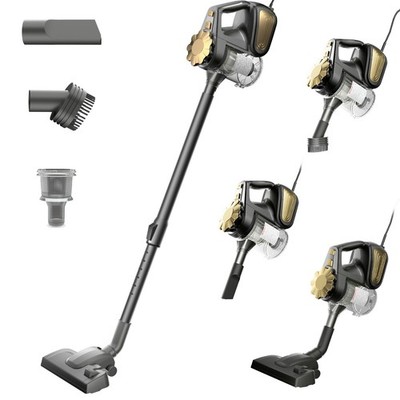 SUPERLEX 4-in-1 Handstaubsauger mit Kabel Staubsauger Zyklon Beutellos  600W