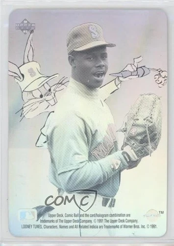 1992 Upper Deck Comic Ball 3 Holograms Ken Griffey Jr Bugs Bunny #KGBB HOF