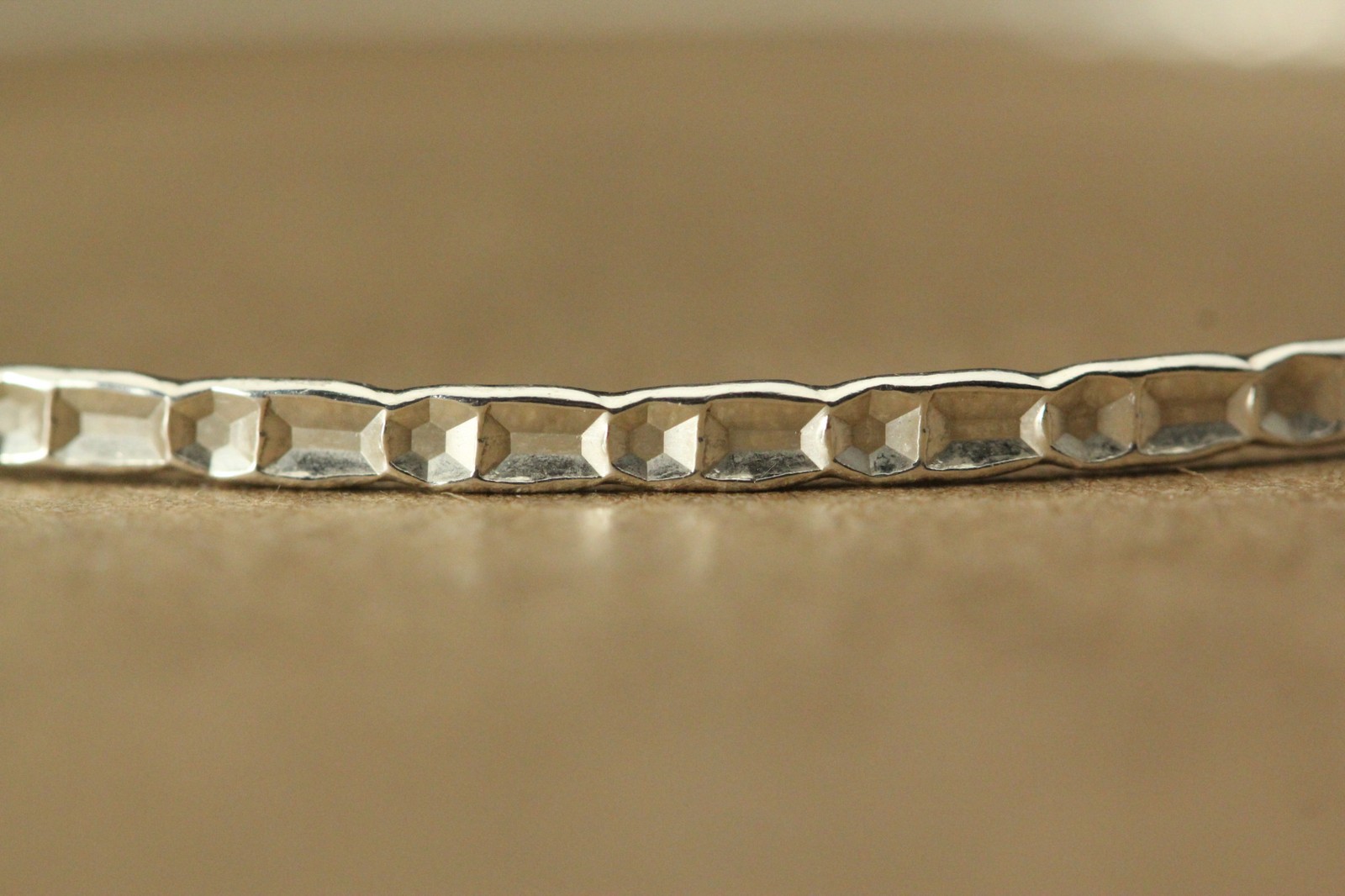 925 Sterling Silver Thin Patterned Bangle Bracele… - image 5