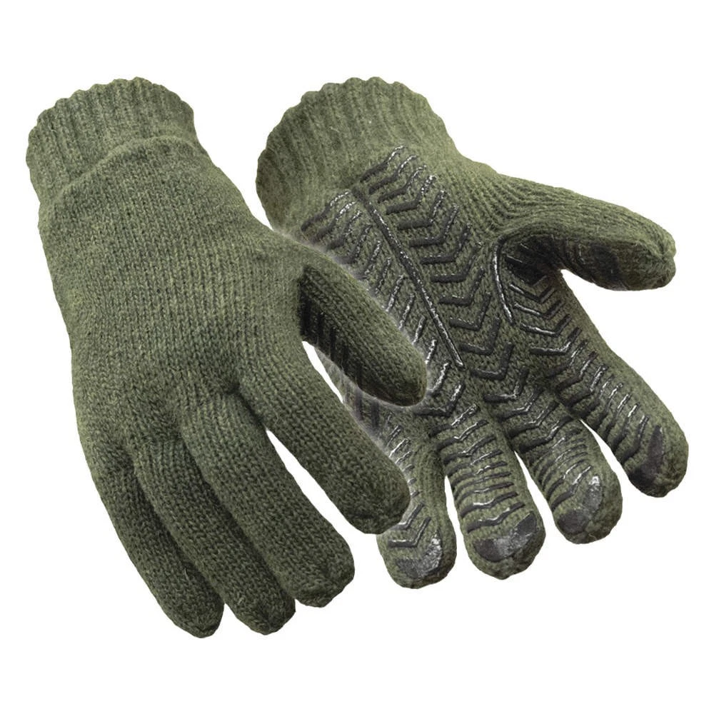 REFRIGIWEAR 0421RGRNLAR Insulated Wool Grip Glove,PR PK 6