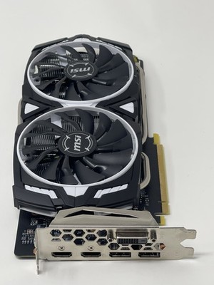 MSI NVIDIA GeForce GTX 1060 Armor OCV1 6GB GPU Good