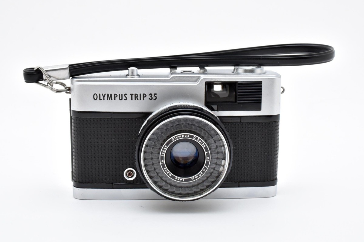 Red Flag OK! [N MINT] Olympus Trip 35 Point & Shoot Film Camera