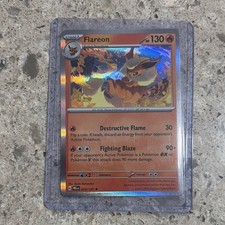 Pokémon Flareon 013/131 Sv: Prismatic Evolutions Reverse Holo 130 HP