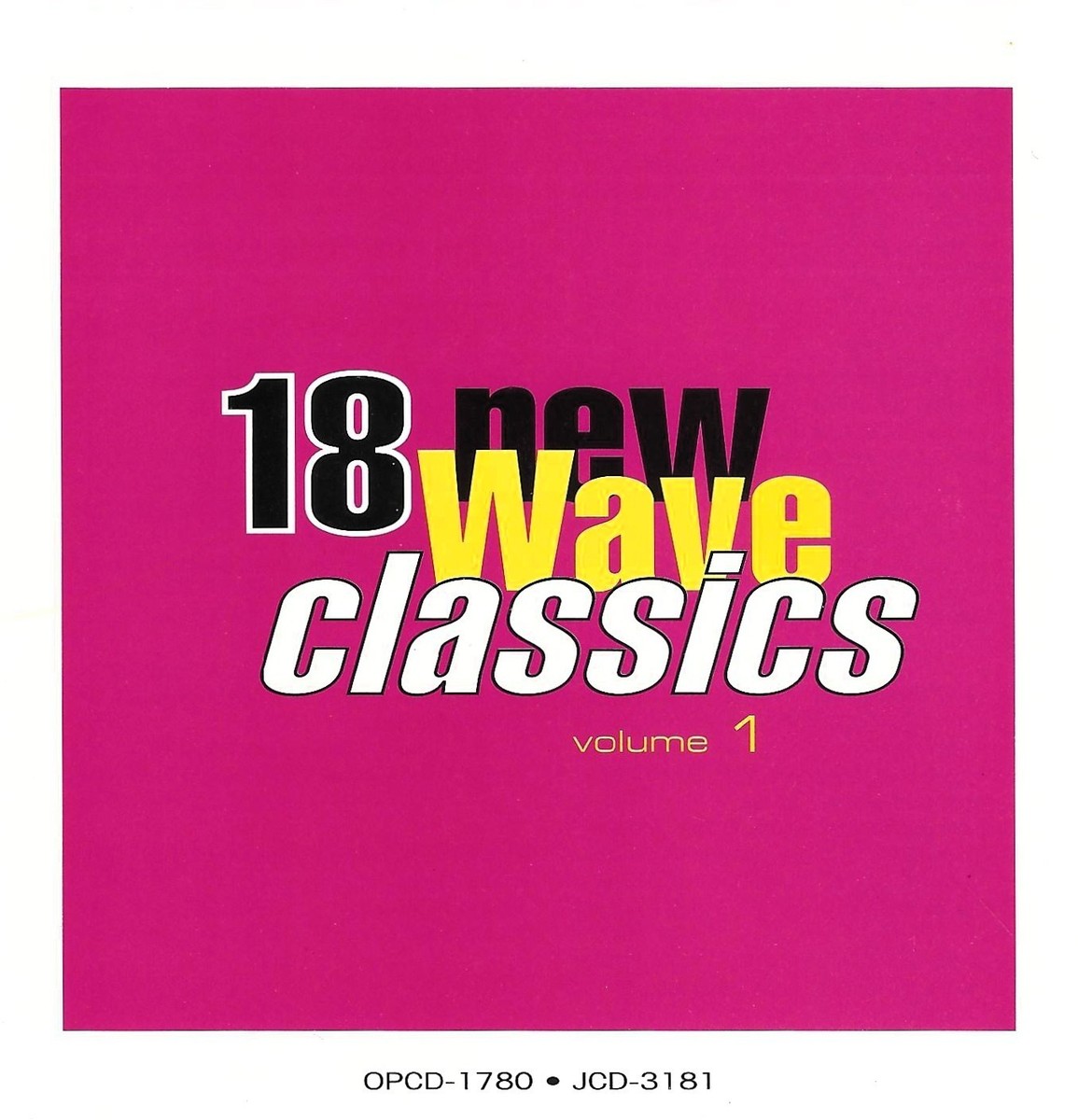 18 New Wave Classics, Vol. 1 by Various Artists (CD, Warner Music