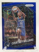 Courtney Williams 2025 Panini Prizm WNBA #69 Blue Velocity Prizms Minnesota Lynx