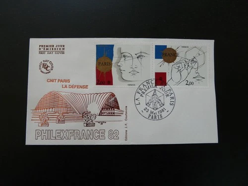 FDC France 1981 art painting Tremois Philexfrance philatelic exposition (1)