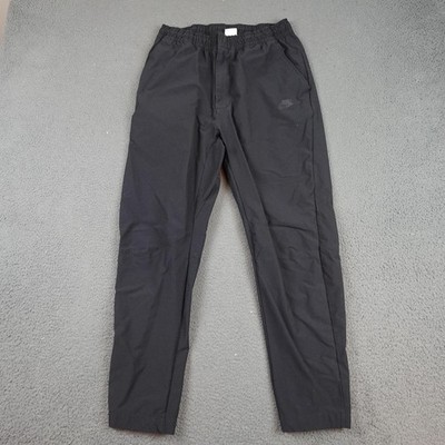 Nike Sportswear Commuter Pants Mens Large Black Woven BM6621 Drawstring