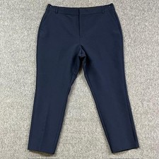 Nine West Pants Womens 16 Short Navy Skinny Stretch Ankle Dress Work Career