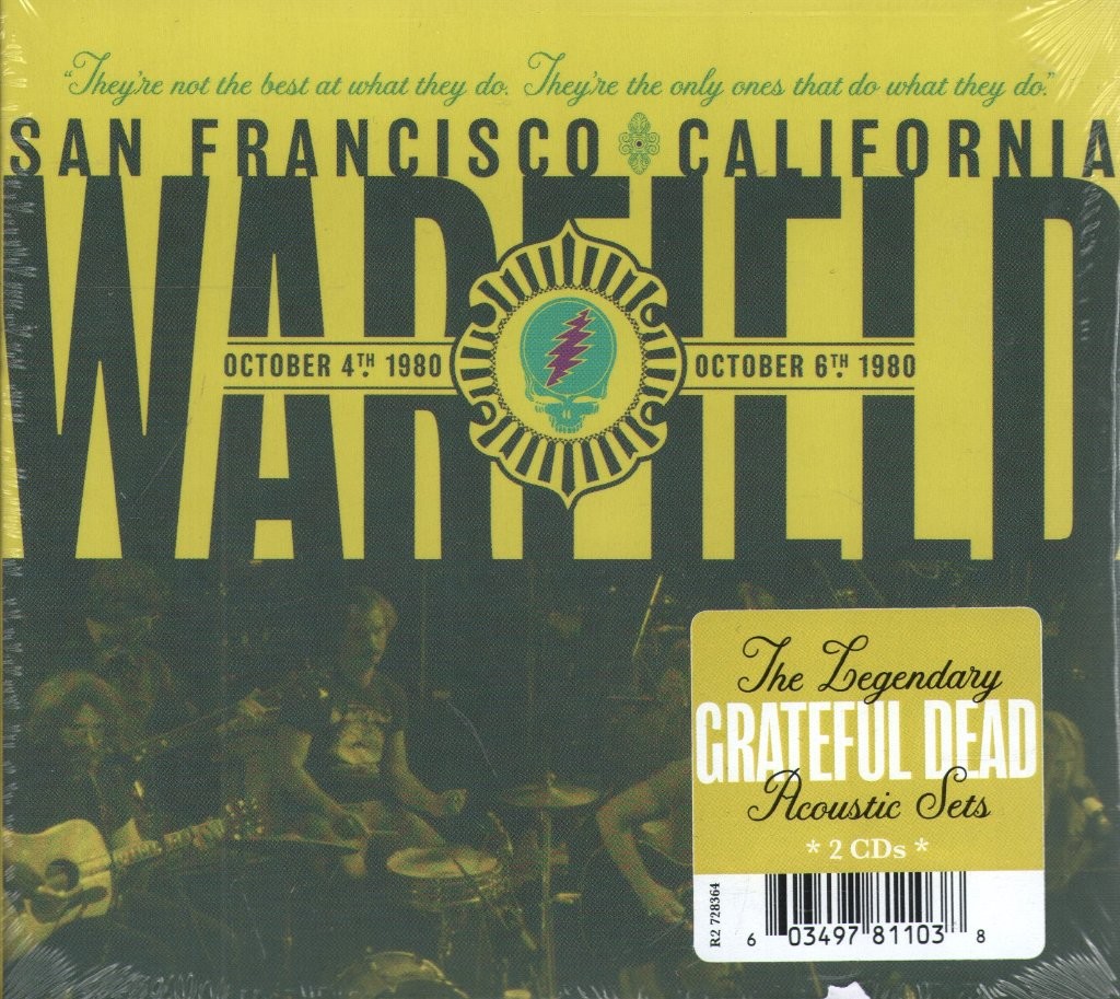 Grateful Dead Warfield, San Francisco, Ca Oct 4 & 6, 1980 (Bf25 Ex) Double CD