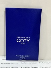Infiniment Coty Paris  MATIN DE JADE Parfum Spray Sample Size  1.5 ML
