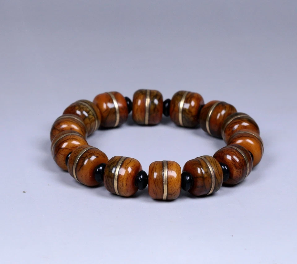 Old Himalayan Nepalese Tibetan Prayer Beads Mala - Image 2 of 4