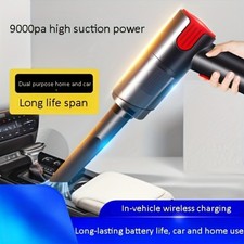 Wireless-red Car vacuum cleaner USB home handheld mini desktop vacuum cleaner