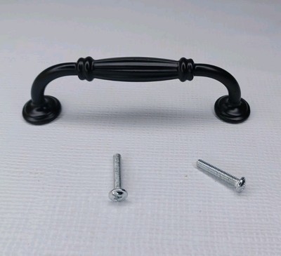 Matte Black Metal Cabinet Handle Lot Of 13 Kitchen Bathroom Drawer Pulls Handles