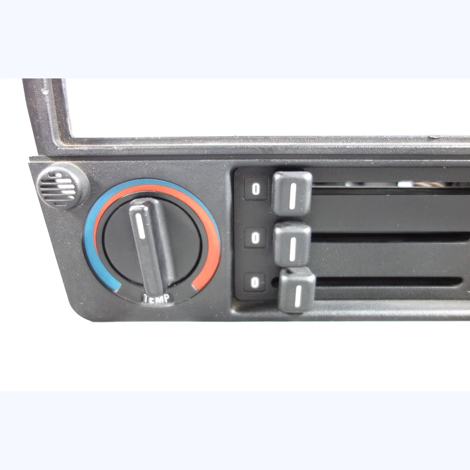 Panel frontal envolvente radio control de clima BMW E30 1984-1991 dañado OEM Foto 4 de 4