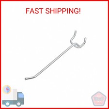 Neiko 53100A 4 Inch Heavy Duty Pegboard Hooks Kit, 50 Pack, 1/8" Peg Hooks for 1