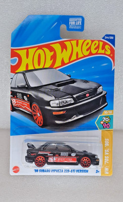 Hot Wheels Exclusive - Subaru Impreza 22B Sti US only Dollar General matt black