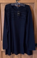 TORRID SWEATER LONG SLEEVE KNIT TOP WAFFLE CROCHET SWEATSHIRT 4 4X 4XL 26 NEW