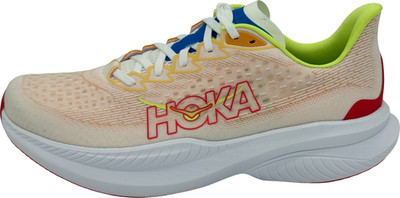 Hoka Mach 6 Men's 11.0 D (White/Solar Flare)