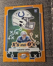 2024 Panini Contenders Optic XS Os Laiatu Latu #XO-LLU Orange Prizm /50 SP RC