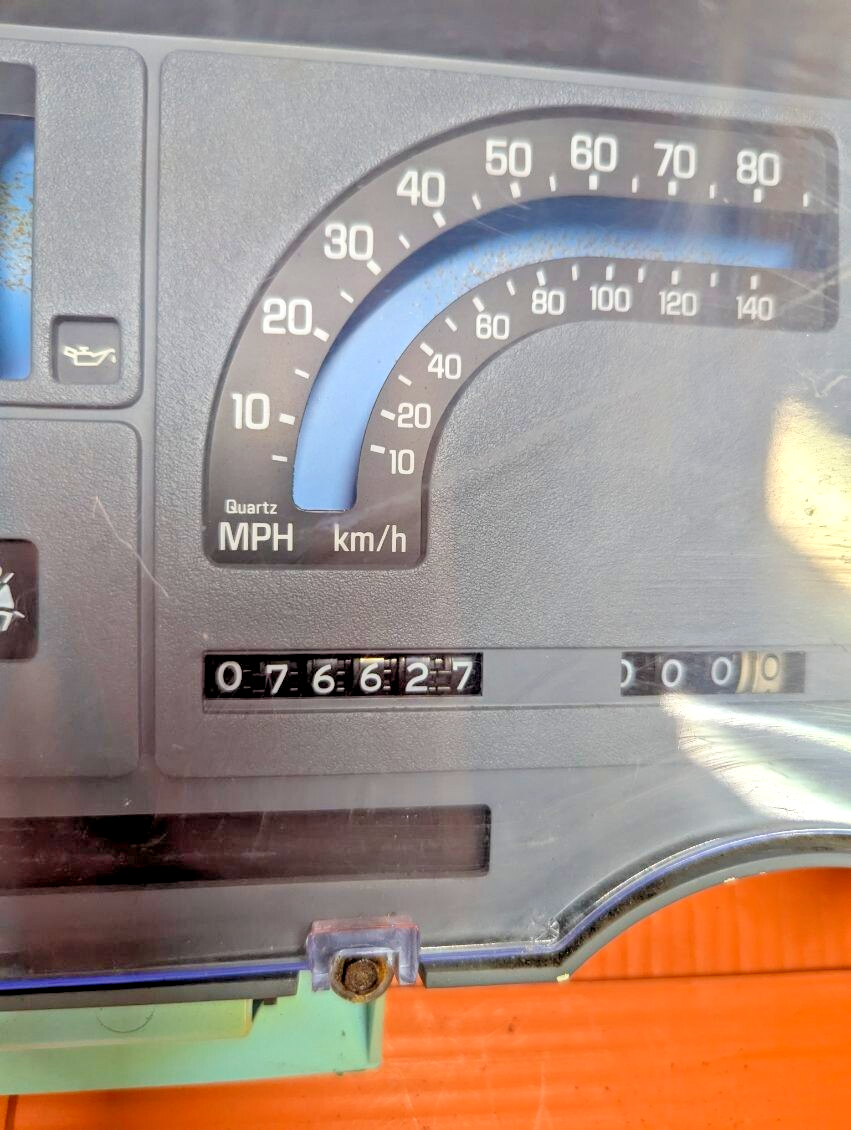 1986 1987 1988 Chevy GMC S10 S15 Blazer Jimmy Instrument Cluster