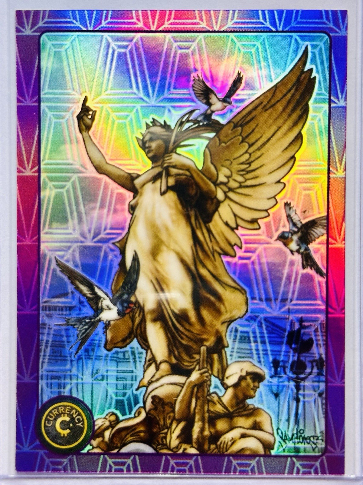BUCKINGHAM PALACE #63 2025 Cardsmiths Currency Series 5 Tanzanite Gem #124/299