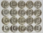 Tube of 20 UNC 90% Silver 1964 U.S. Kennedy Half Dollars