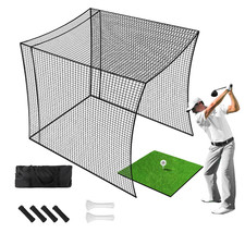 10ftx10ft Golf Practice Net Heavy Duty Range Cage For Driving Brand New--