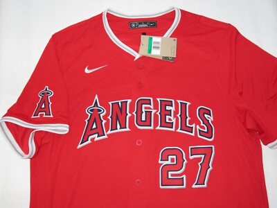 ANGELS ユニフォーム 赤 27 TROUT ANGELS ユニフォーム 赤 27 TROUT MIKE TROUT LA Angels #27 Majestic