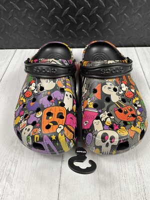 Disney Crocs Adults Uk Disney 2022 Happy Halloween Mickey Pumpkin