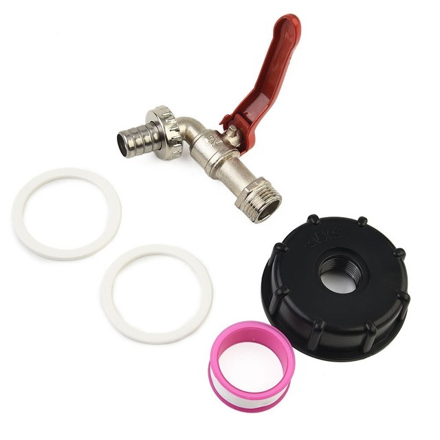 Pratical Tap Adapter Valve 1/2\" Hose Plastic + Alloy 1 Set Drain Adapter Pratical Tap Adapter Valve 1/2\" Hose Plastic + Alloy 1 Set Drain Adapter