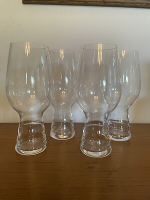 4 SPIEGELAU CRYSTAL 7.375  IPA CRAFT BEER GLASSES, EXCELLENT CONDITION