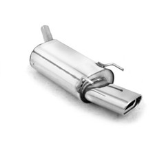 FOX Sportauspuff Endschalldämpfer Opel Corsa B ab Bj 92  1x135x80mm mit Absorber