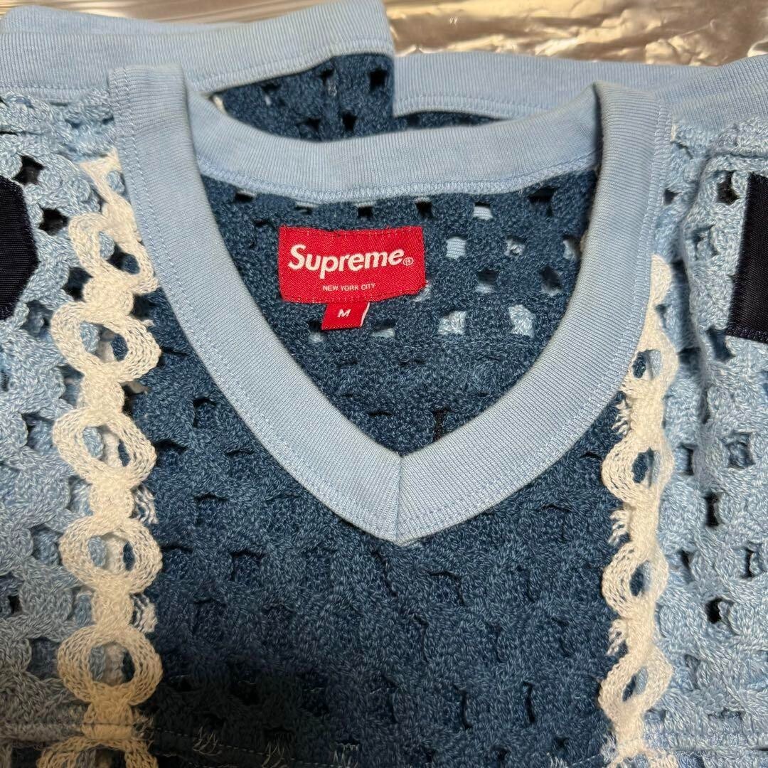 Supreme Crochet Football Jersey Blue Size M | eBay Supreme Crochet Football Jersey Blue Size M | eBay