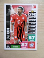 David Alaba Autogramm signed TC Topps Bundesliga "Bayern München 20/21"