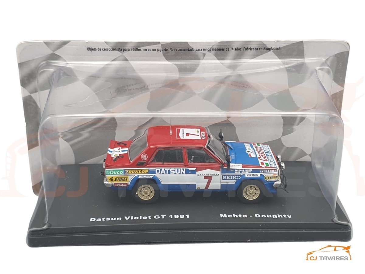 SALVAT DATSUN VIOLET GT ( 160J ) #7 MEHTA - DOUGHTY RALLY