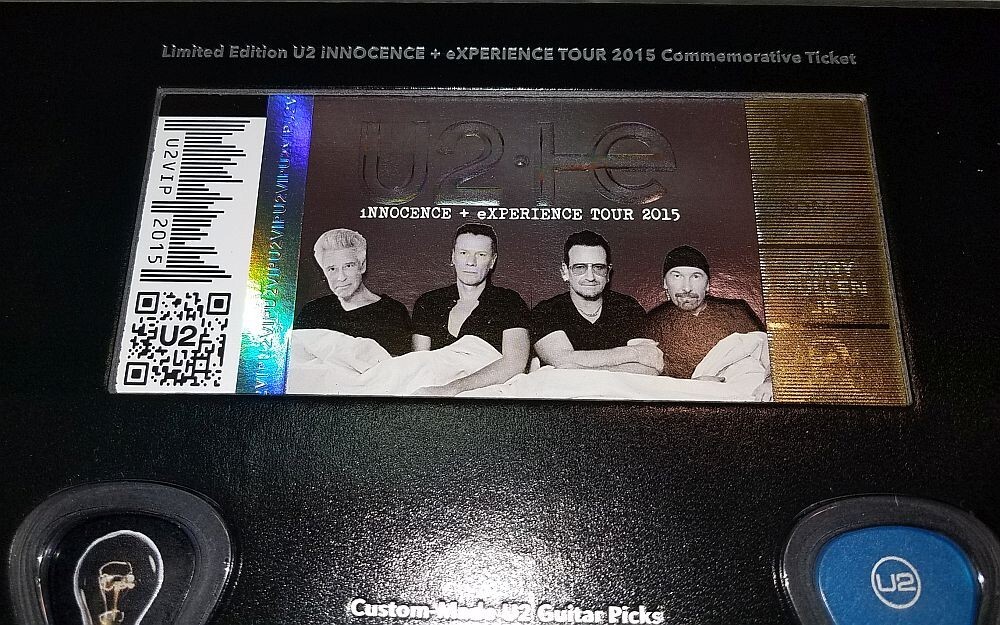U2 Limited Edition Commemorative Book - 2015 Innocence
