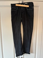 All Saints Mens Black Jeans / Straight / 32 Waist / Reed  - RRP £129.00