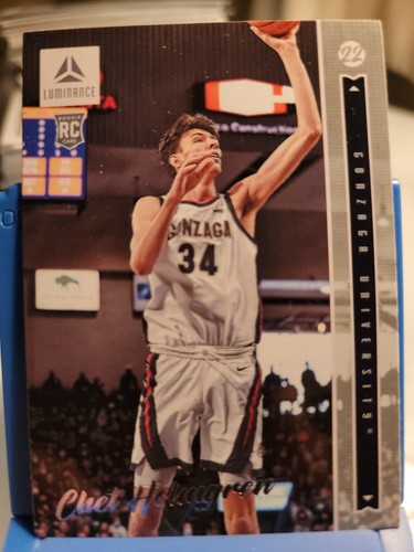 2022 Panini Chronicles Luminance Chet Holmgren Rookie Card Gonzaga EBay