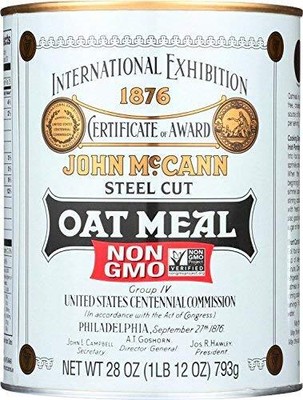 Mcann's Imported Steel Cut Irish Oatmeal, 28 Oz (Pack of 3) Packaging may vary